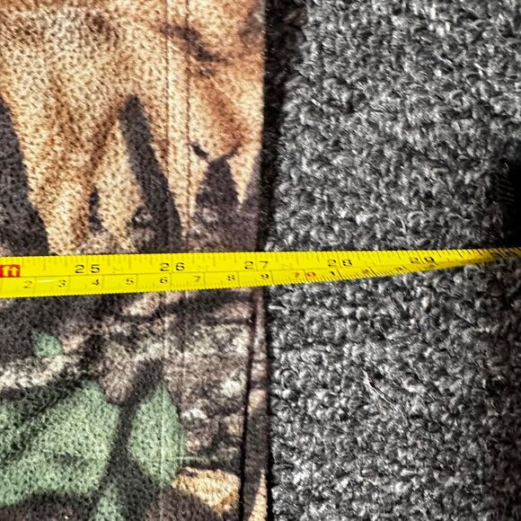 Cabela’s Outdoor Gear Camo Fleece Long Sleeve Henley – Brown/Green – Size M - Picture 5 of 5